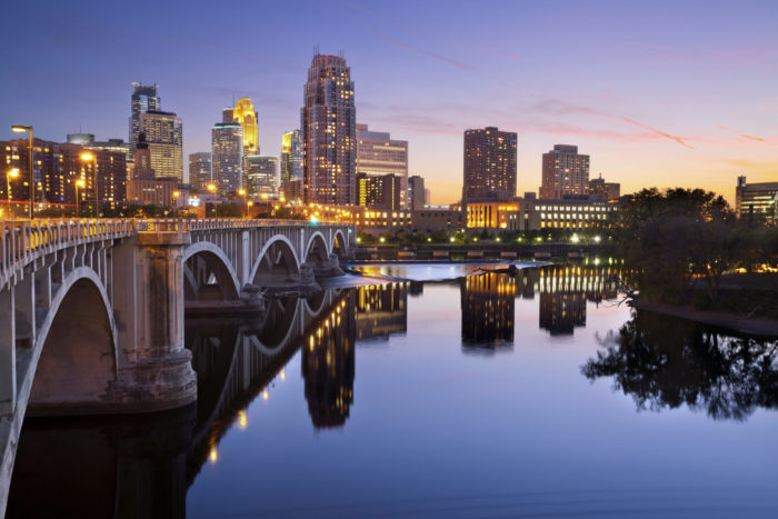 Minneapolis at dusk