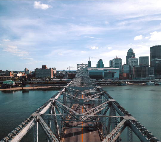 Bridge overlooking Louisville